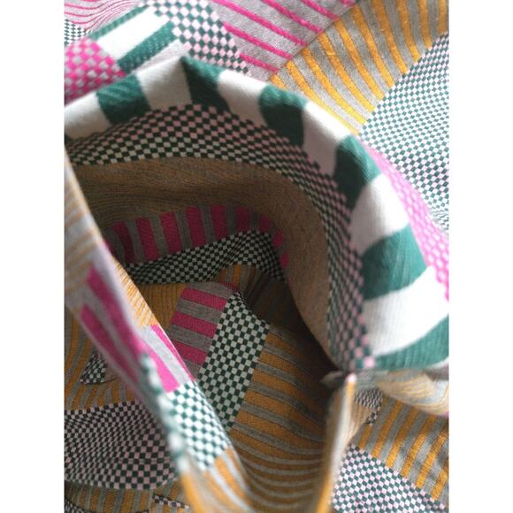 Womens Babette San Francisco Vest Snap-Button Pockets Size LARGE Clean Stripes - Picture 10 of 14